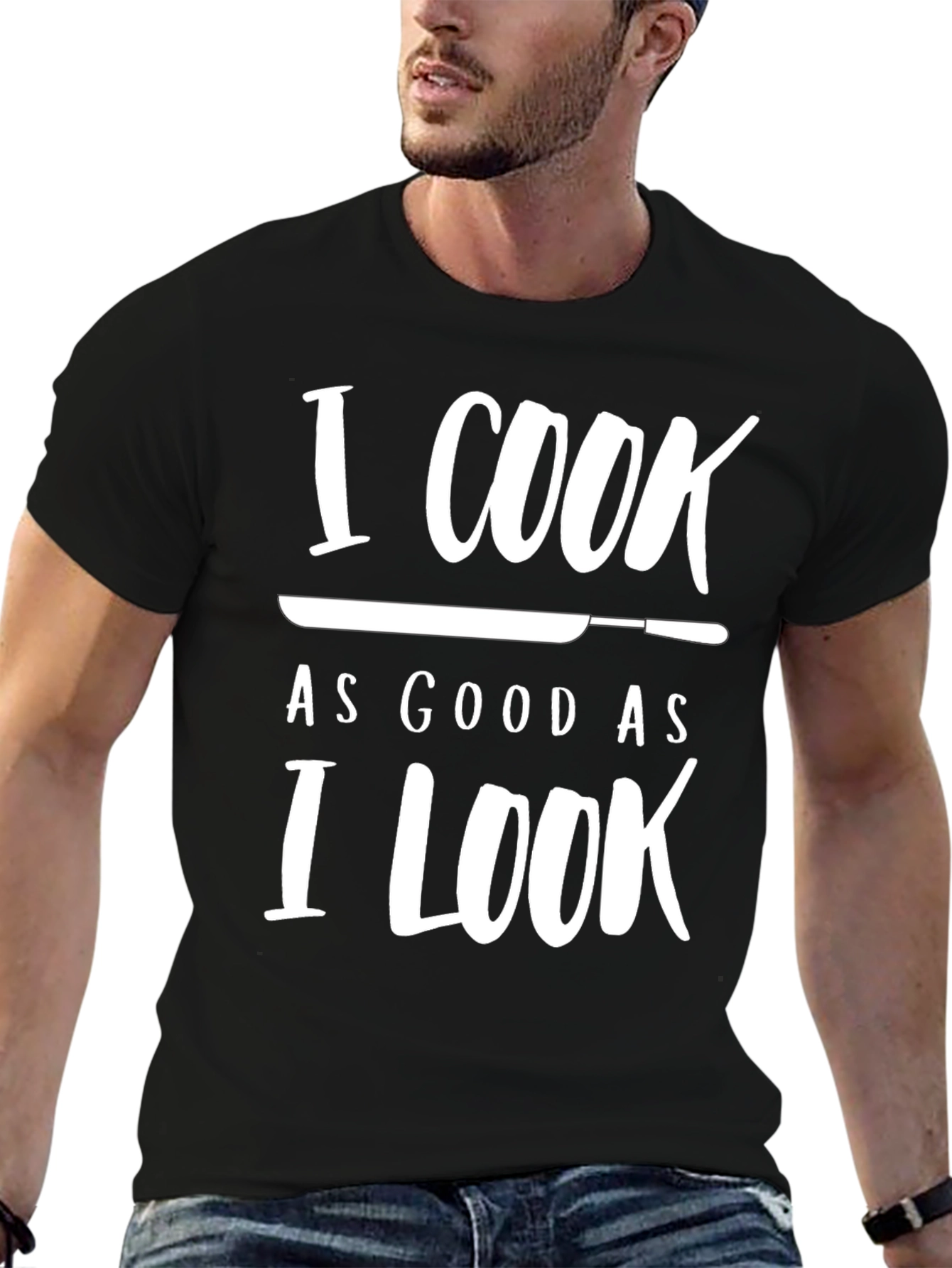 I Cook As Good As I Look Novelty T-Shirt