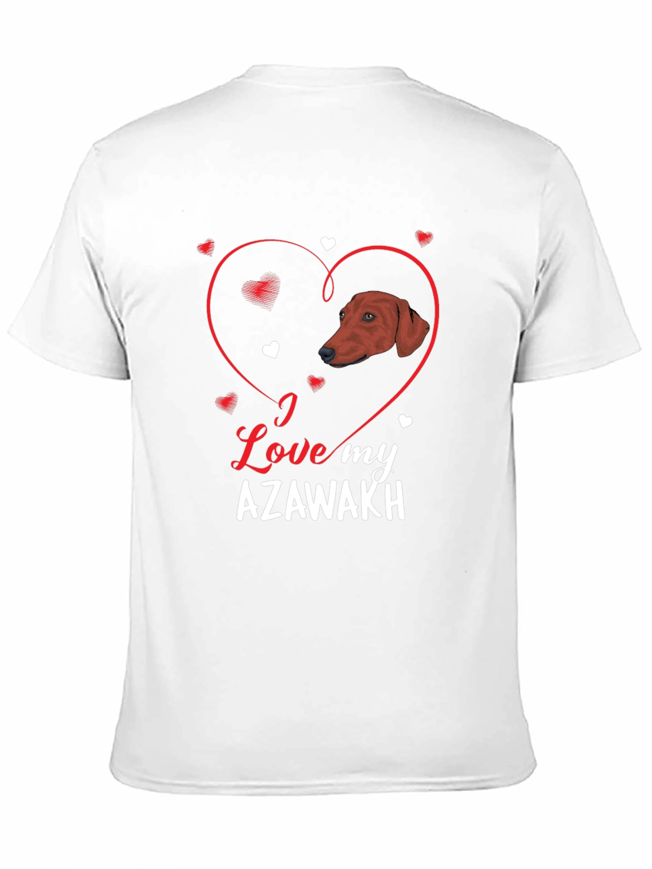I Love My Azawakh Dog Heart T-Shirt