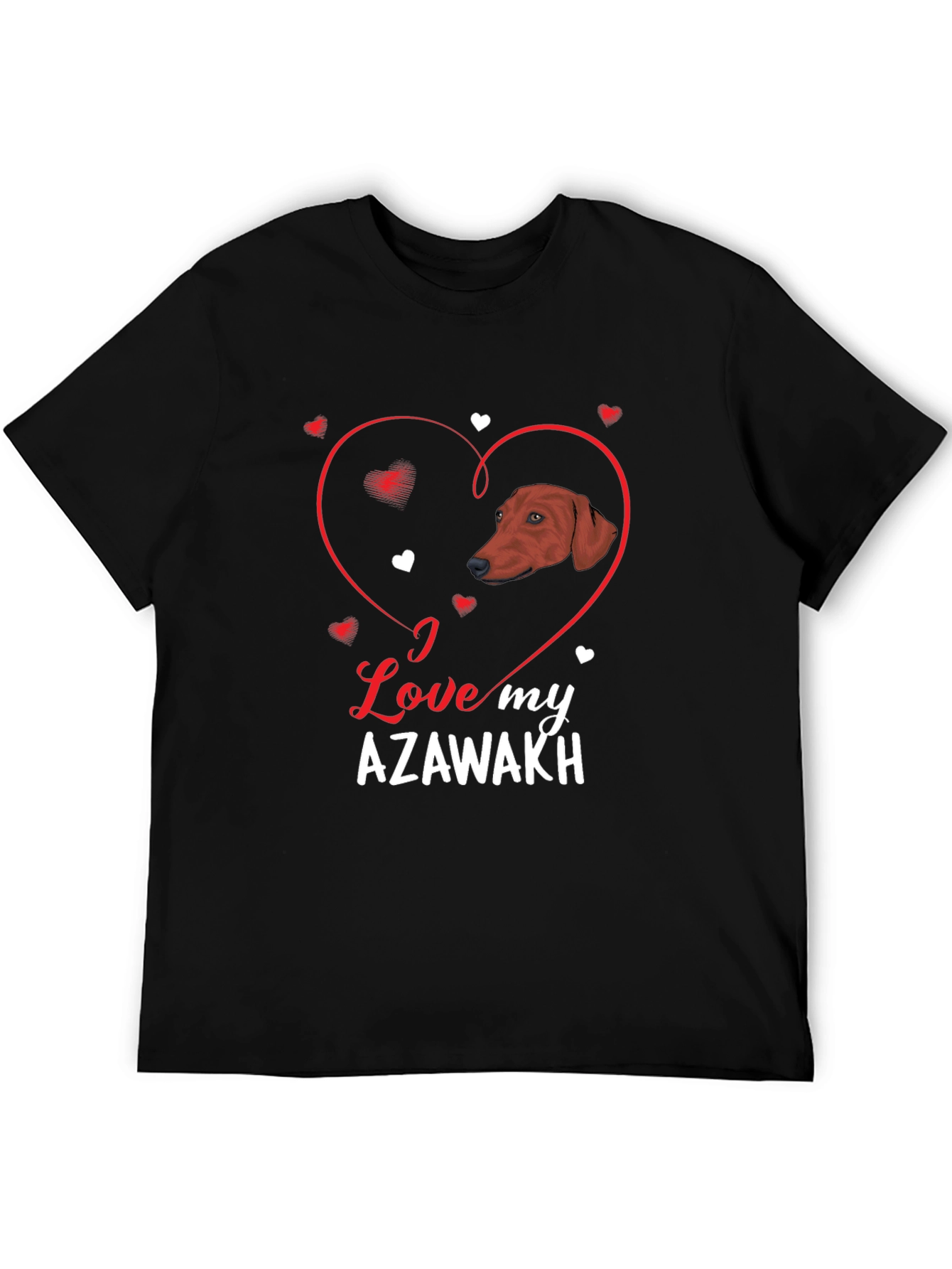 I Love My Azawakh Dog Heart T-Shirt