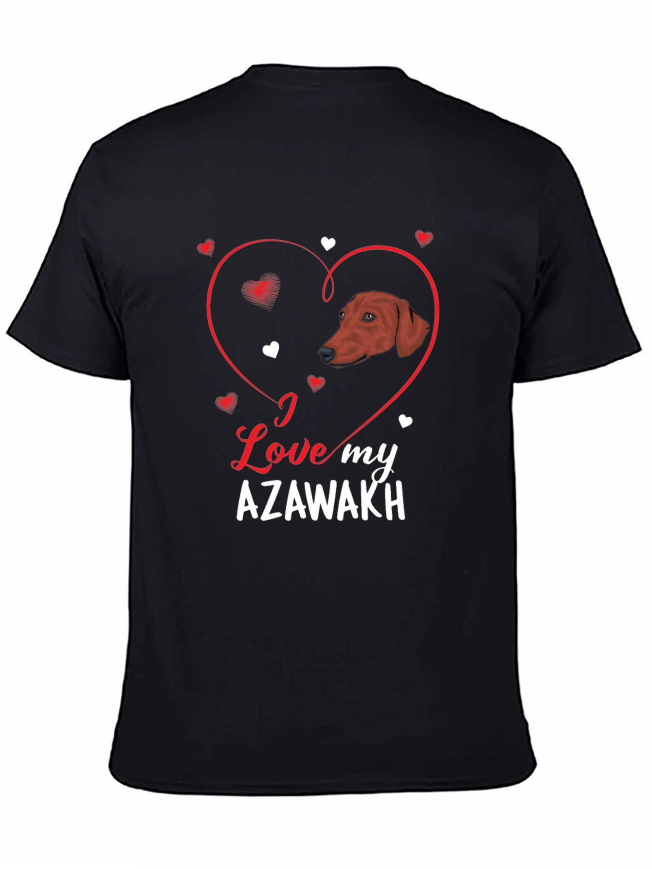 I Love My Azawakh Dog Heart T-Shirt