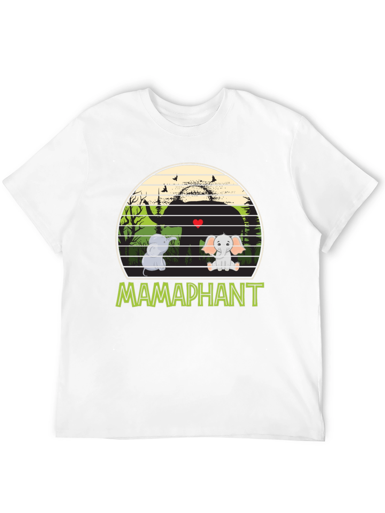 Mamaphant Black T-Shirt