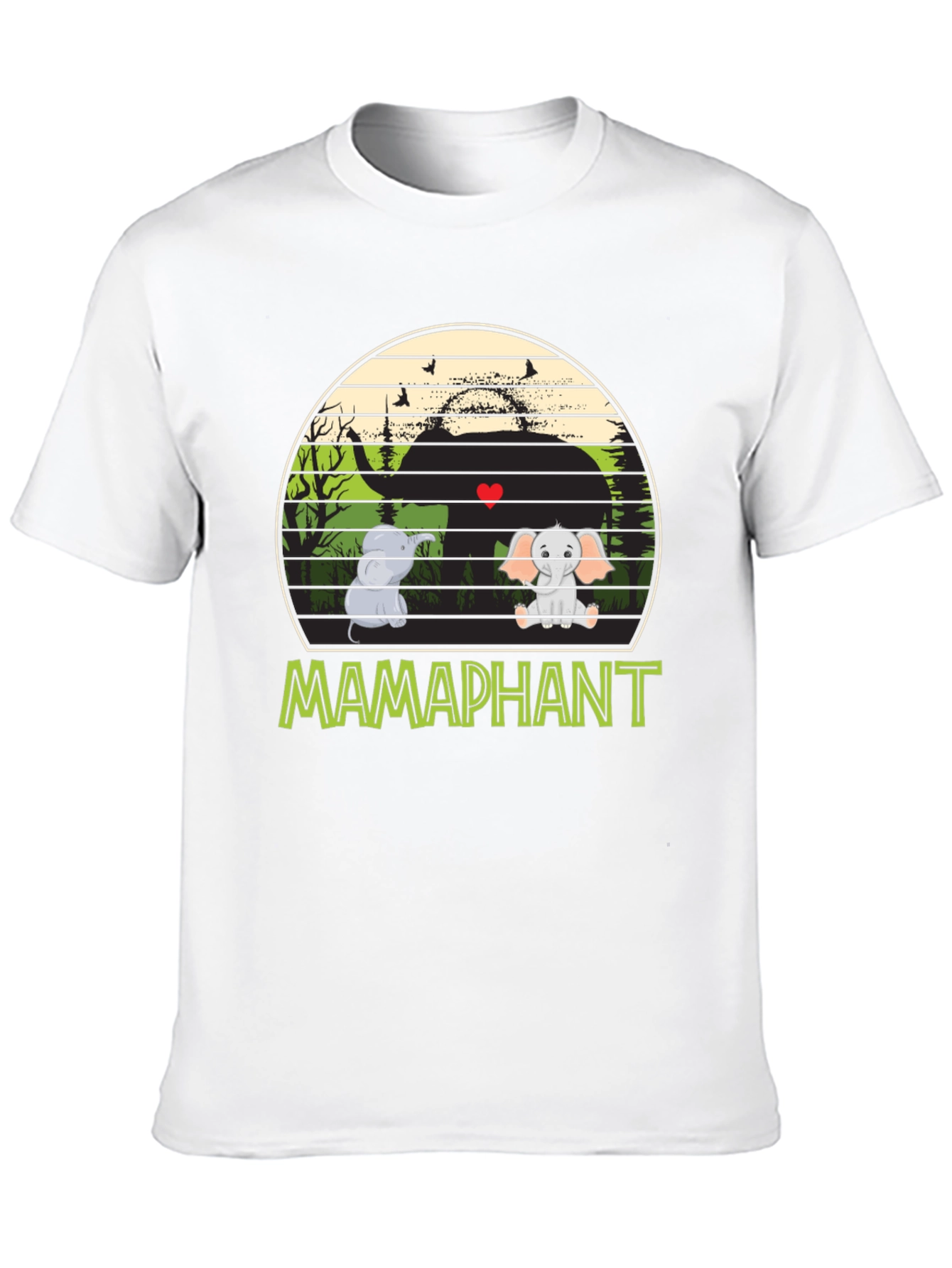 Mamaphant Black T-Shirt