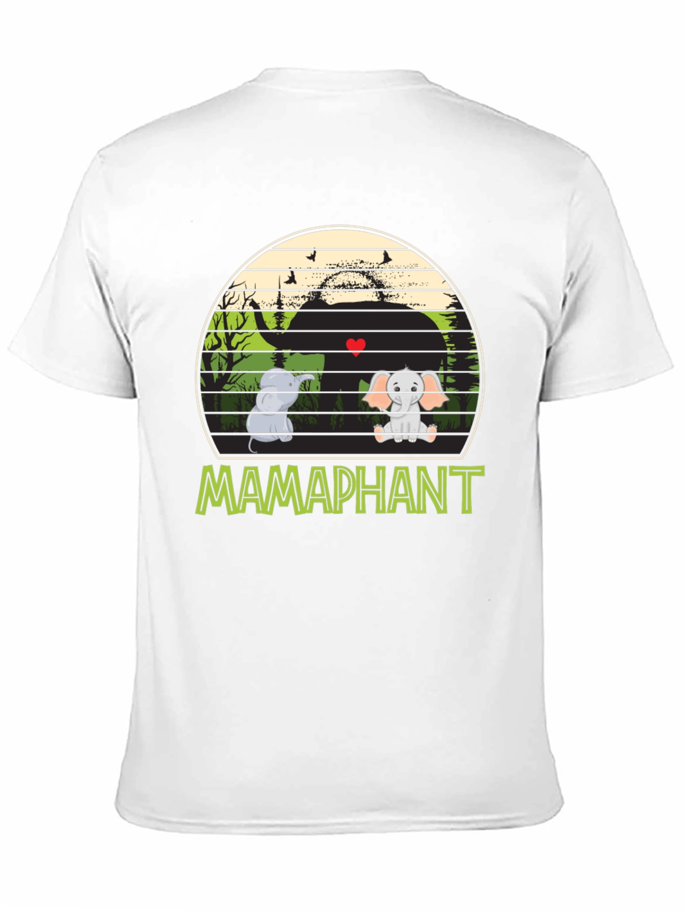 Mamaphant Black T-Shirt