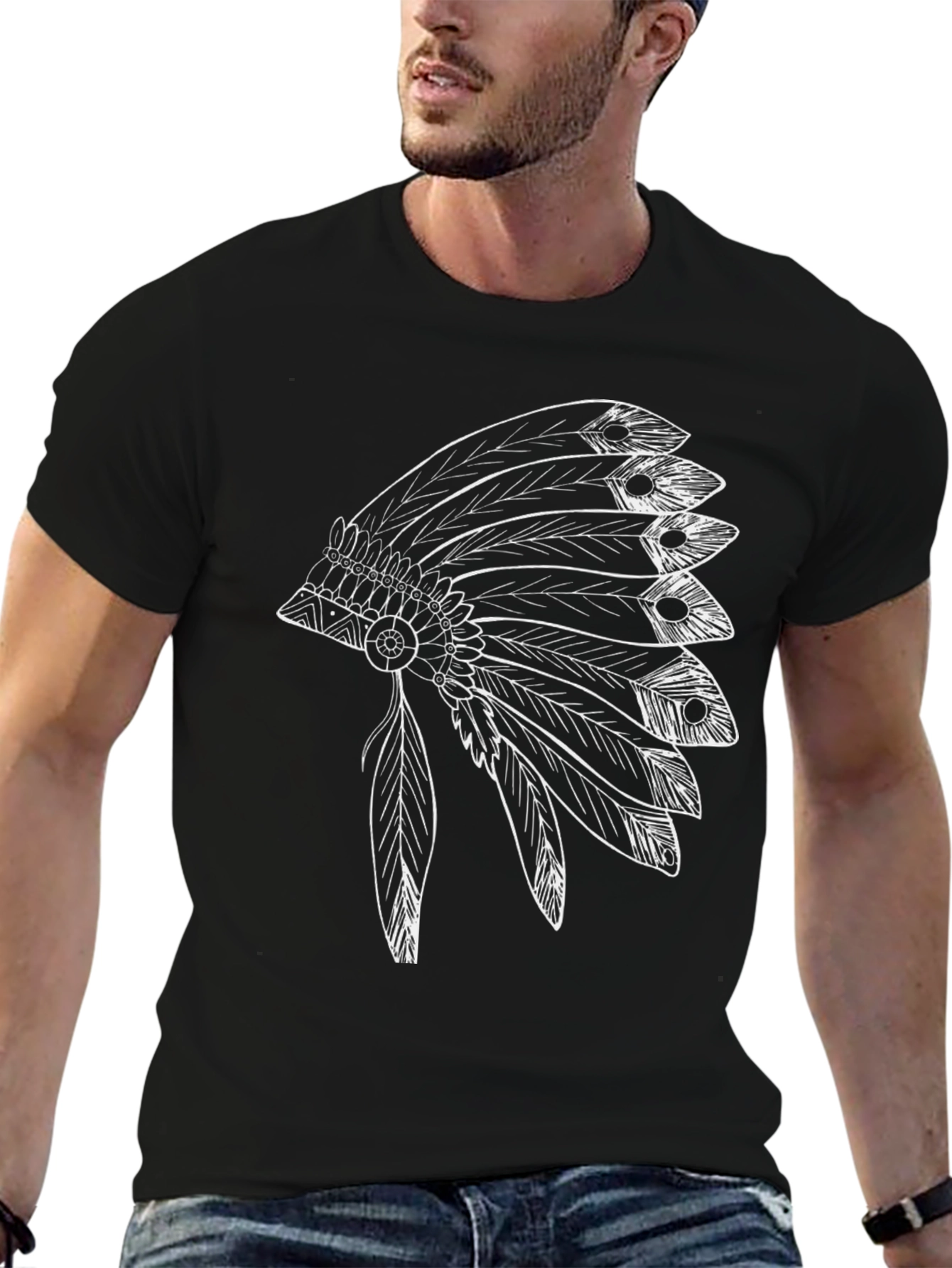 Native American Headdress T-Shirt