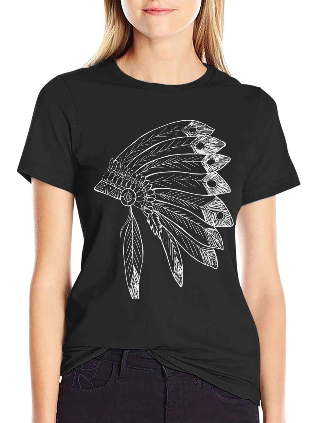 Native American Headdress T-Shirt