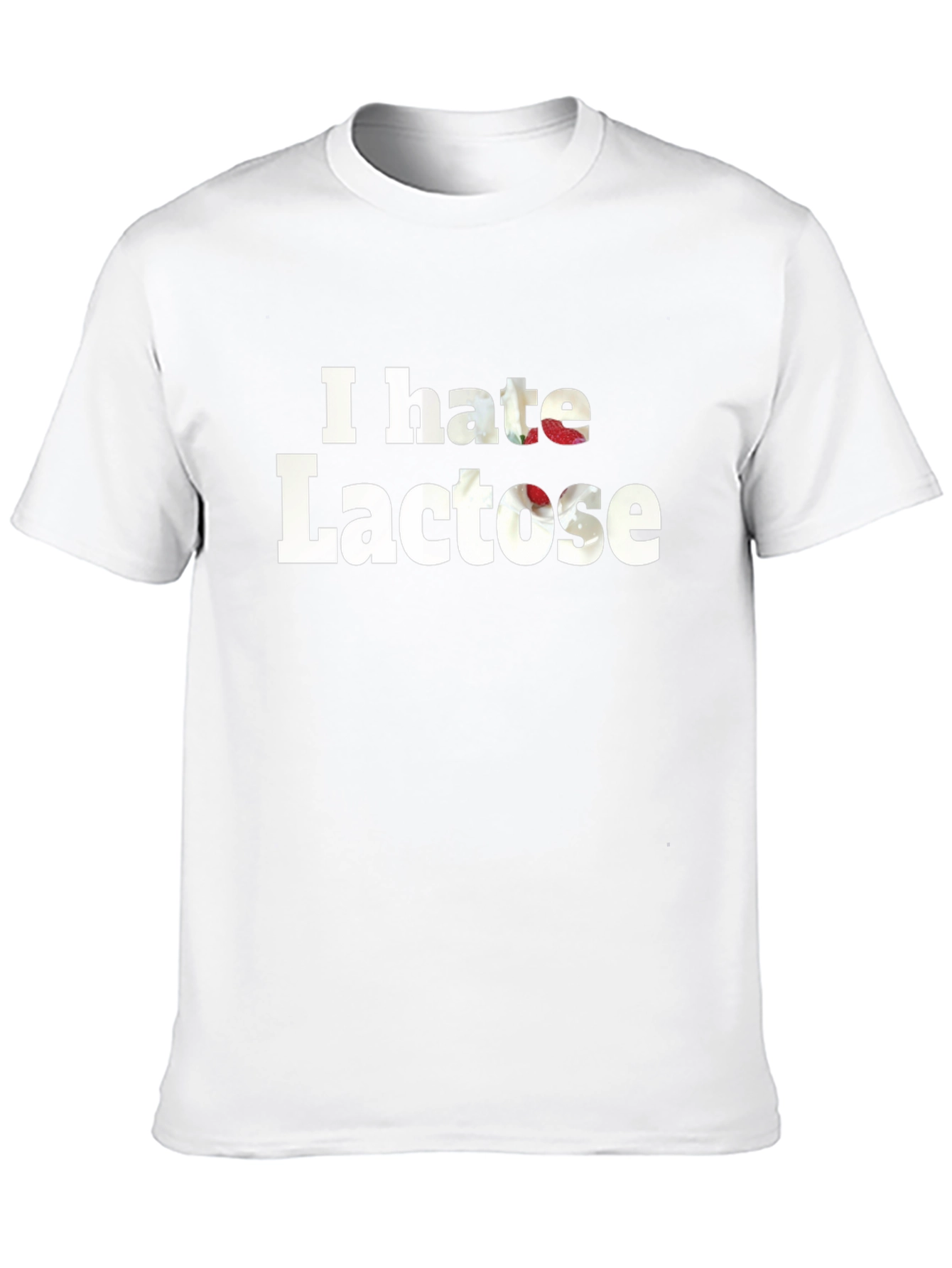 I Hate Lactose Black Tee