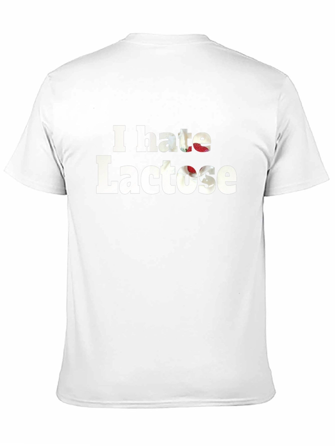 I Hate Lactose Black Tee