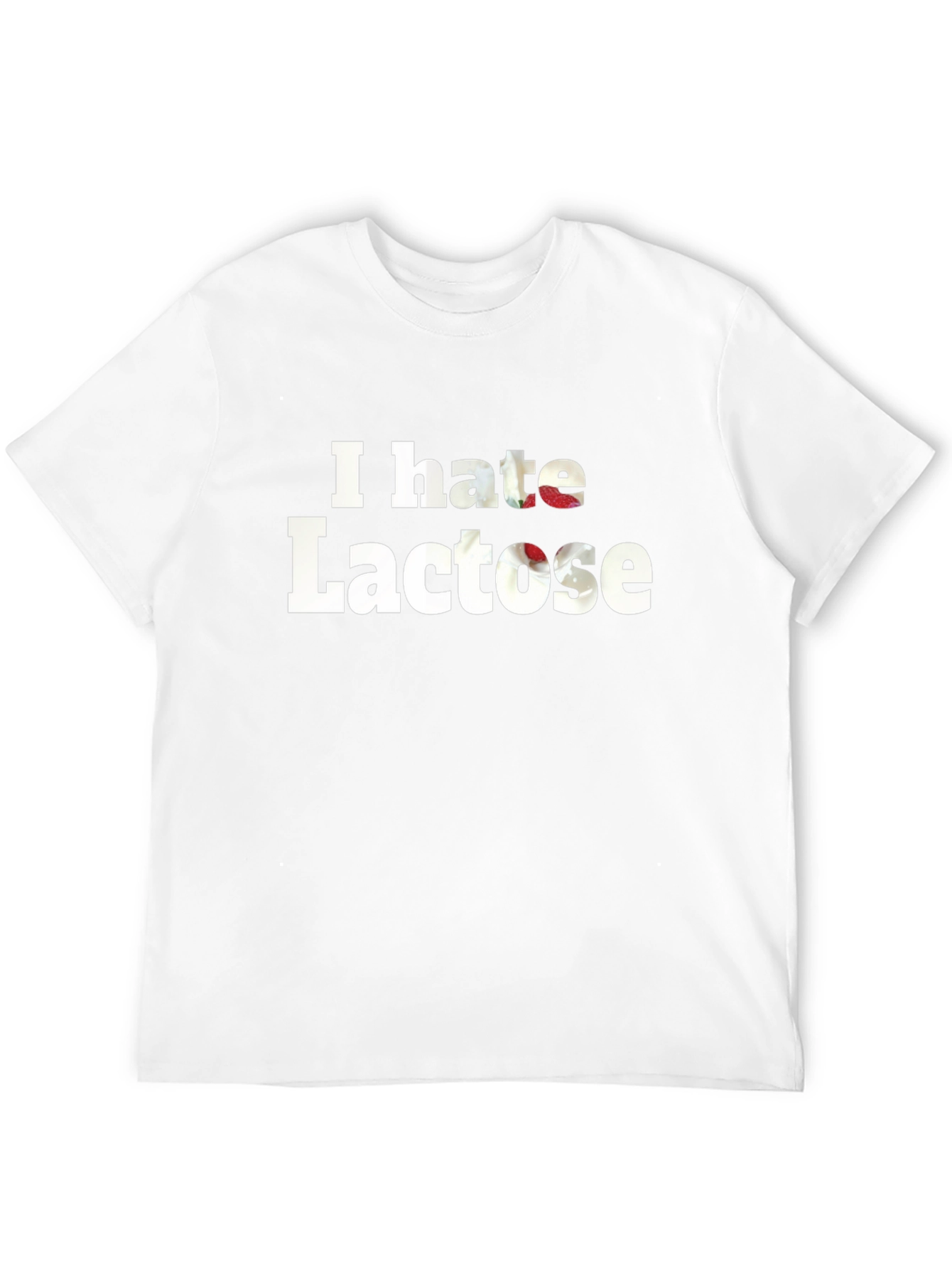 I Hate Lactose Black Tee