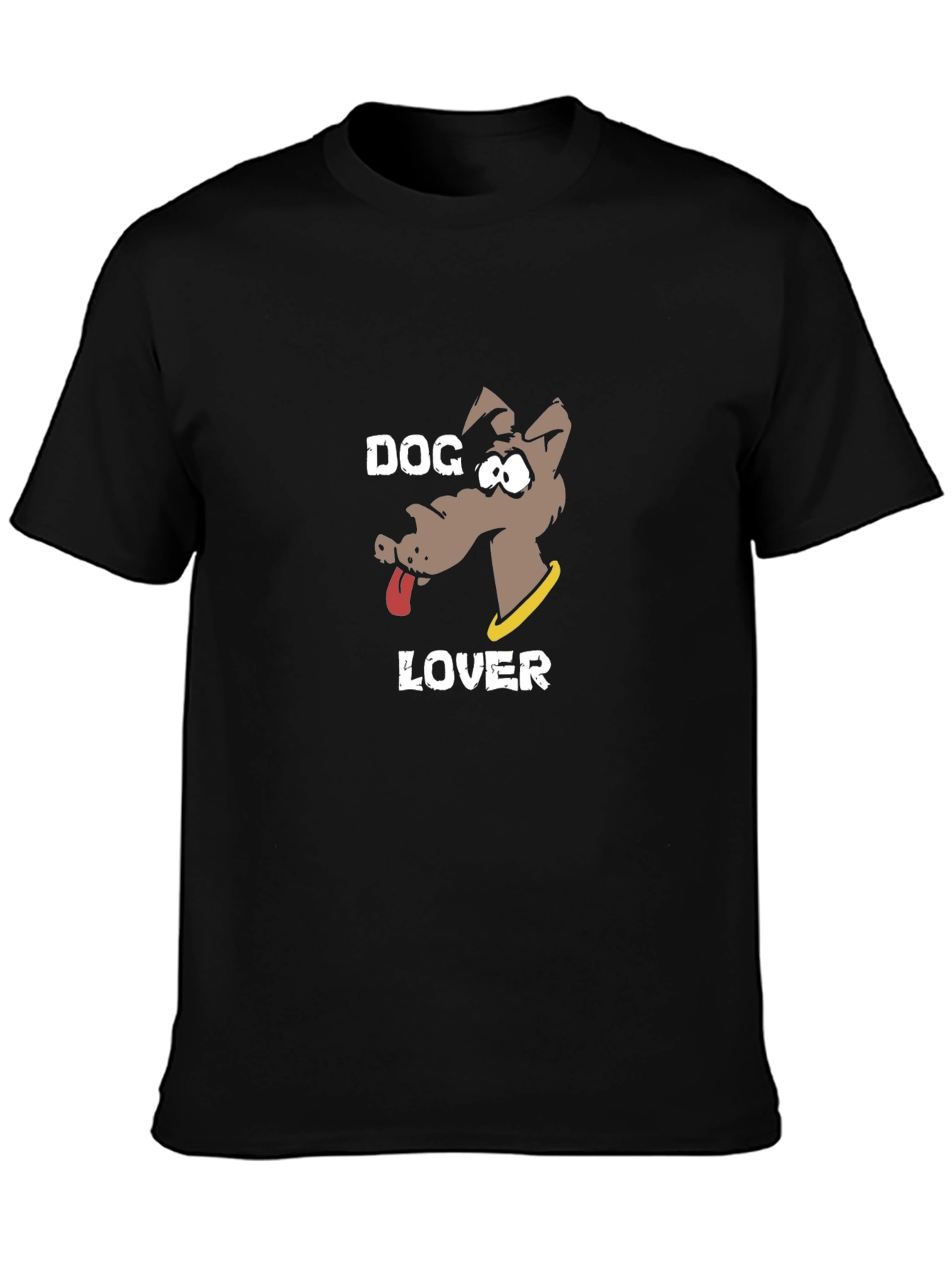Dog Lover Graphic Tee - Cartoon Dog