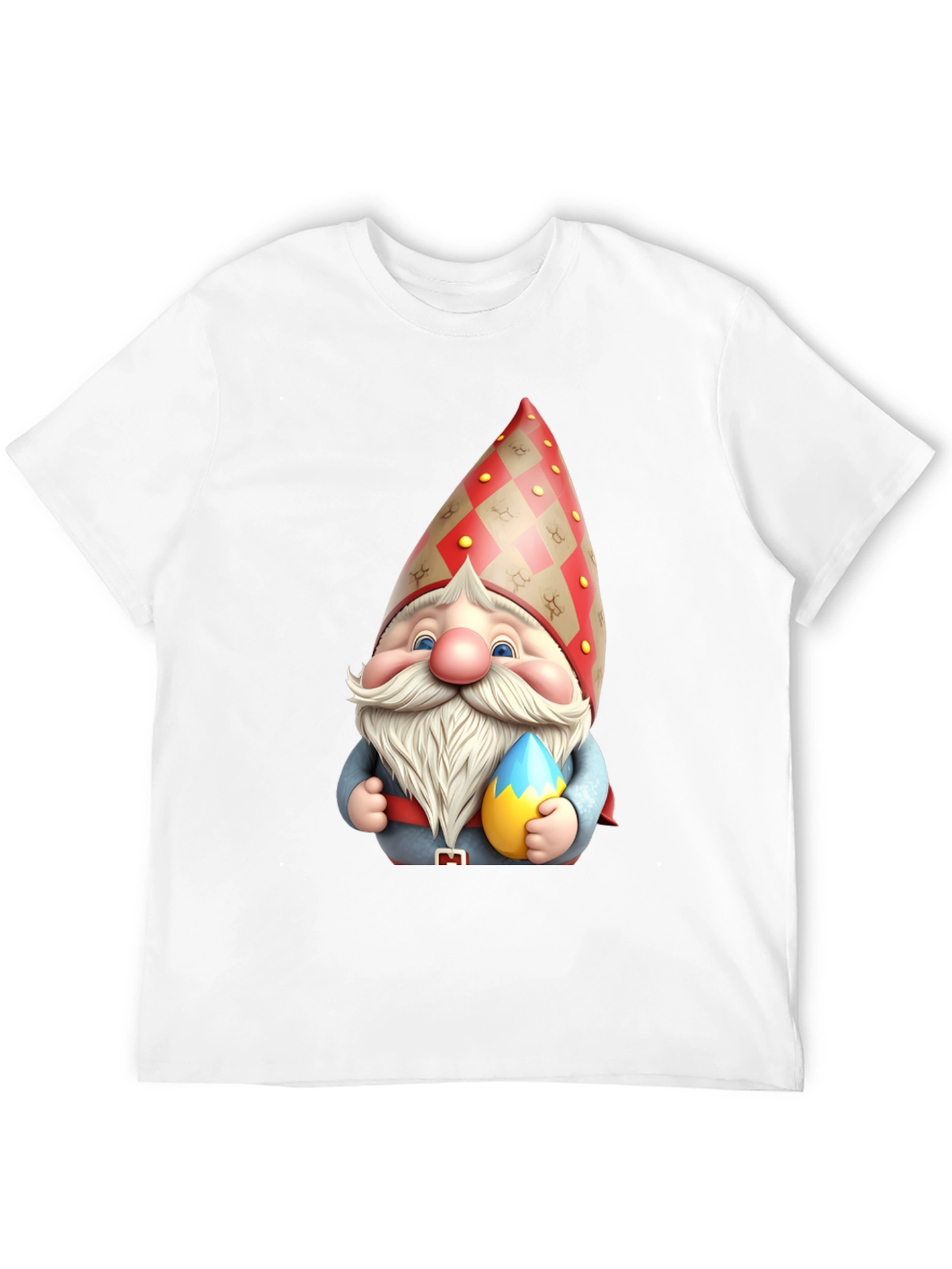 Festive Gnome T-Shirt: Easter Egg Design