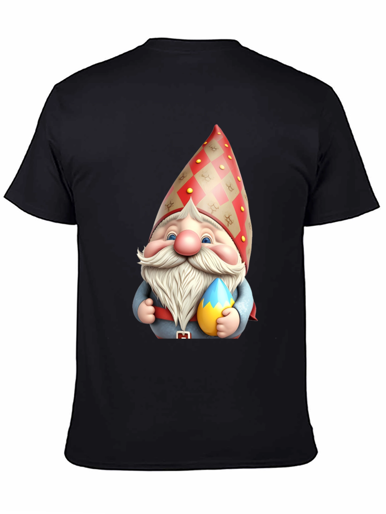 Festive Gnome T-Shirt: Easter Egg Design