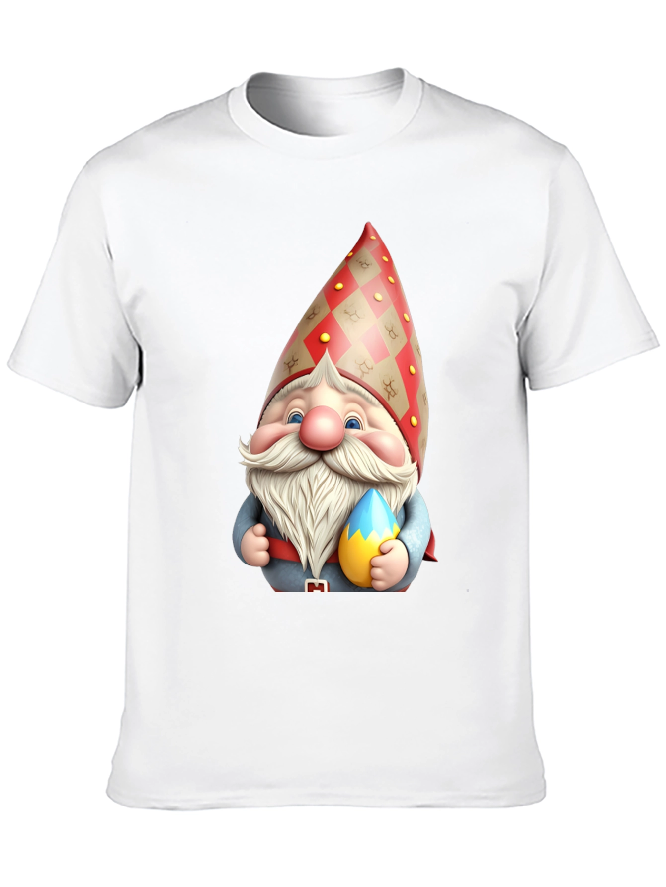 Festive Gnome T-Shirt: Easter Egg Design