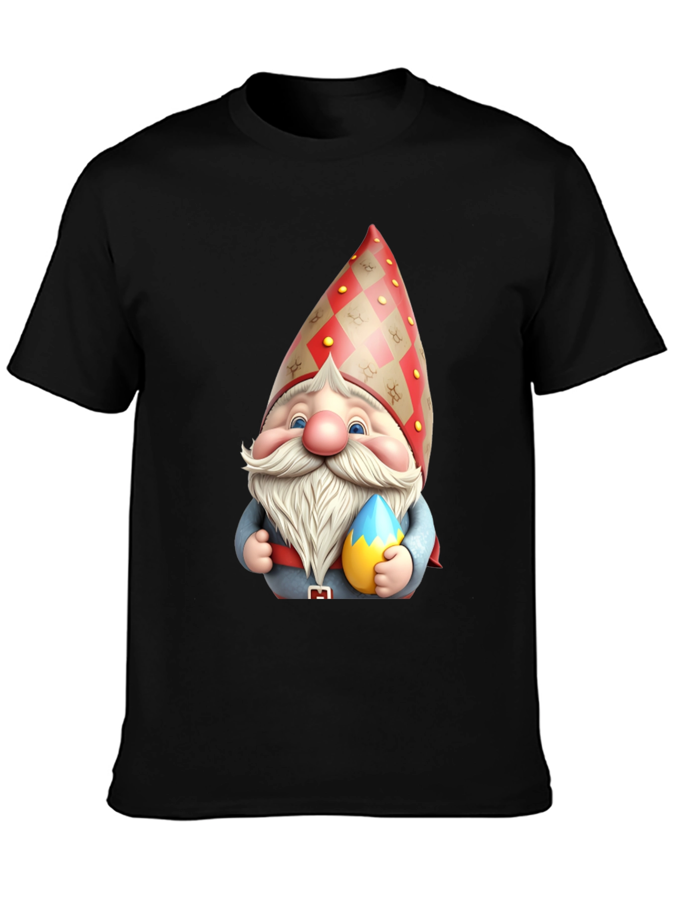 Festive Gnome T-Shirt: Easter Egg Design