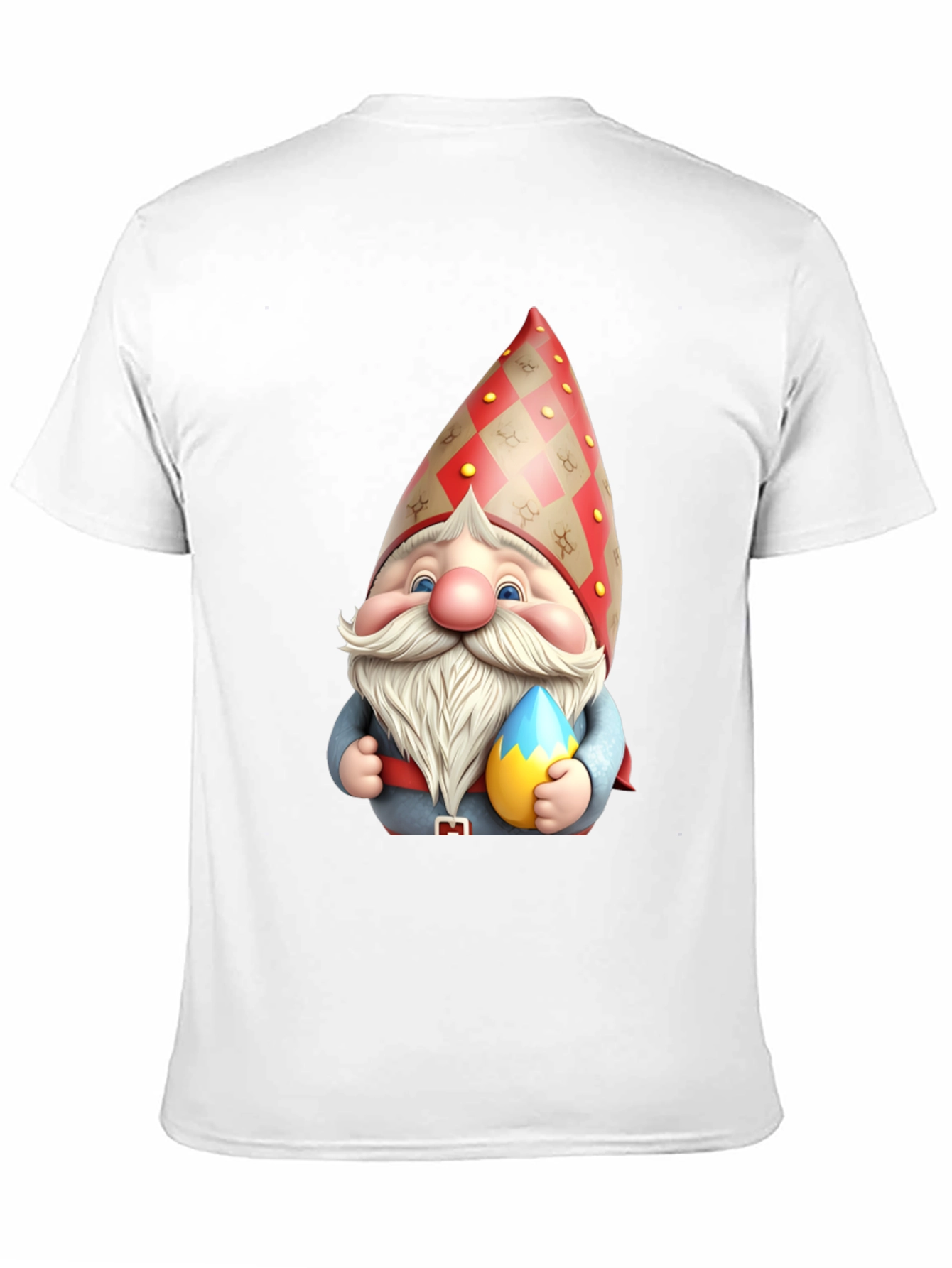 Festive Gnome T-Shirt: Easter Egg Design