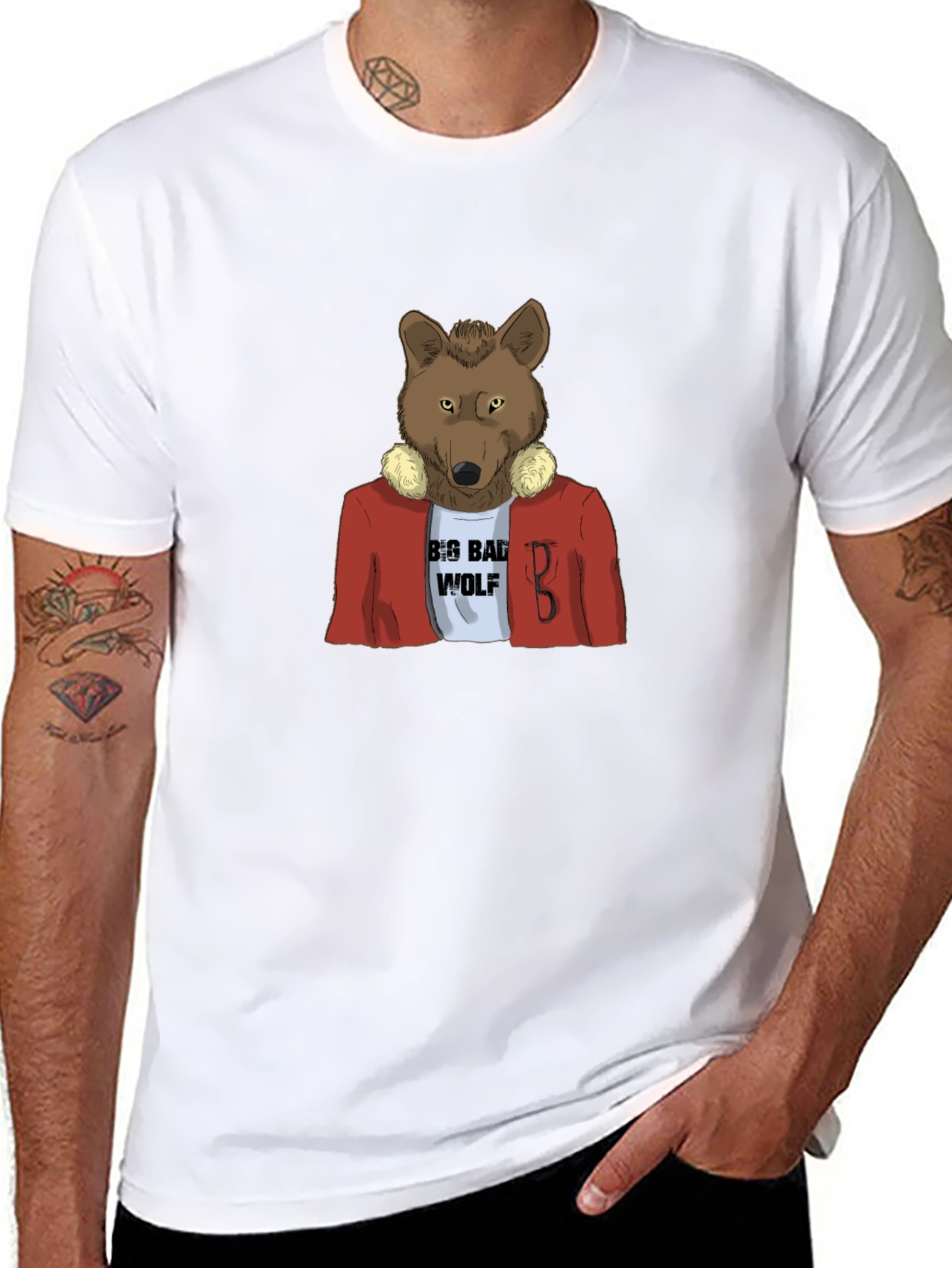 Big Bad Wolf Graphic T-Shirt