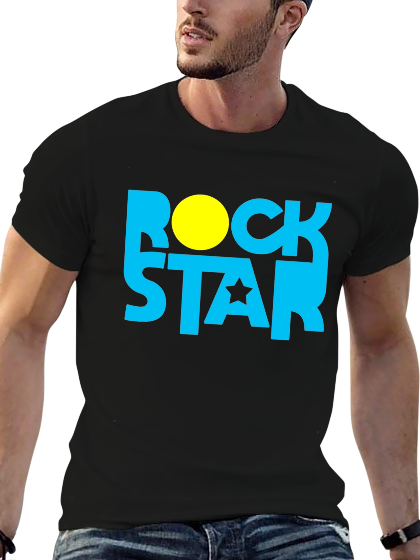 Rockstar Graphic T-Shirt - Classic Crew Neck