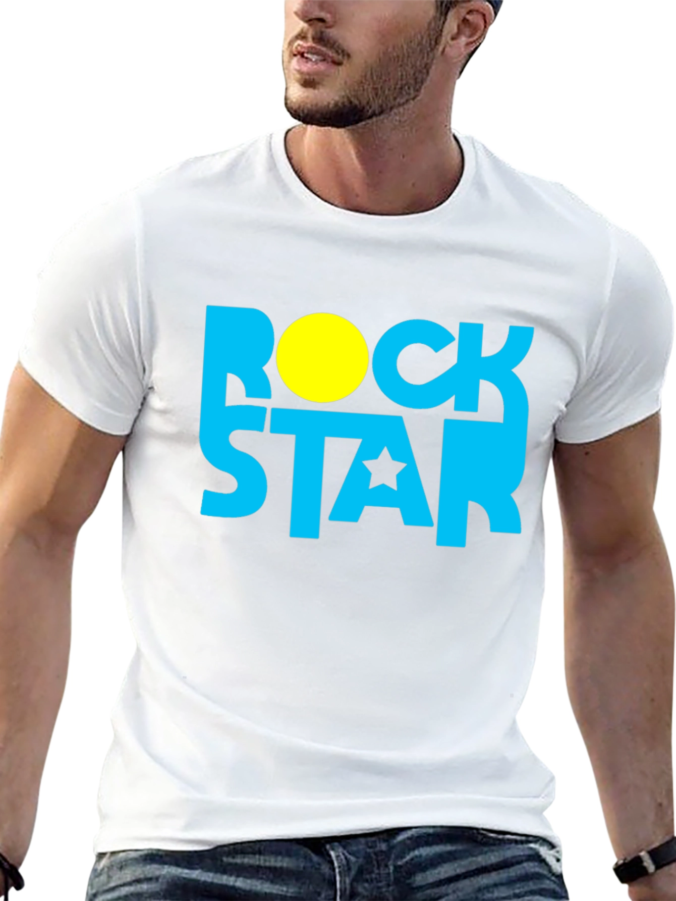 Rockstar Graphic T-Shirt - Classic Crew Neck