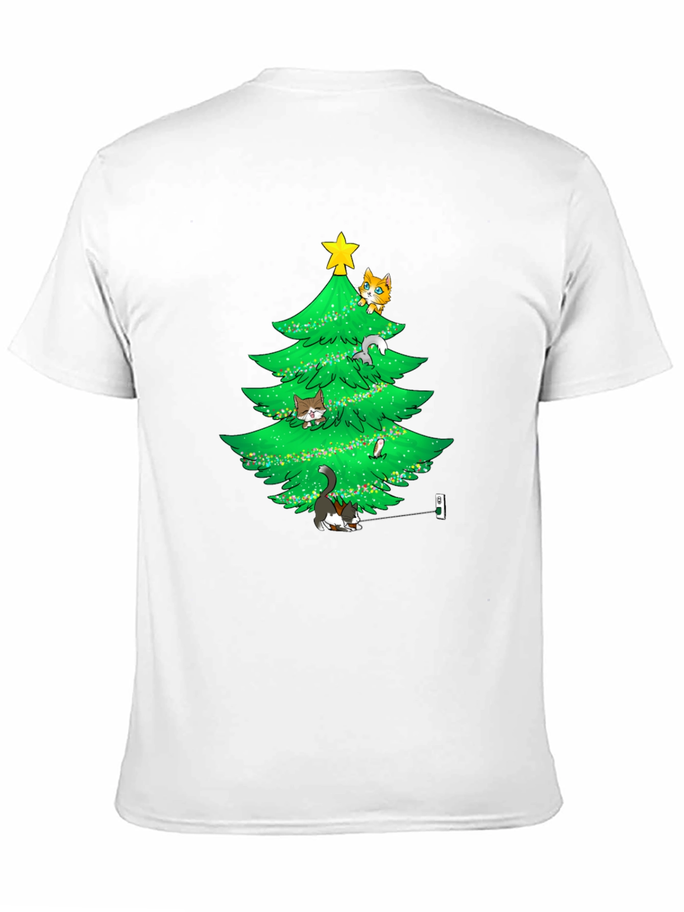 Cat Christmas Tree T-Shirt