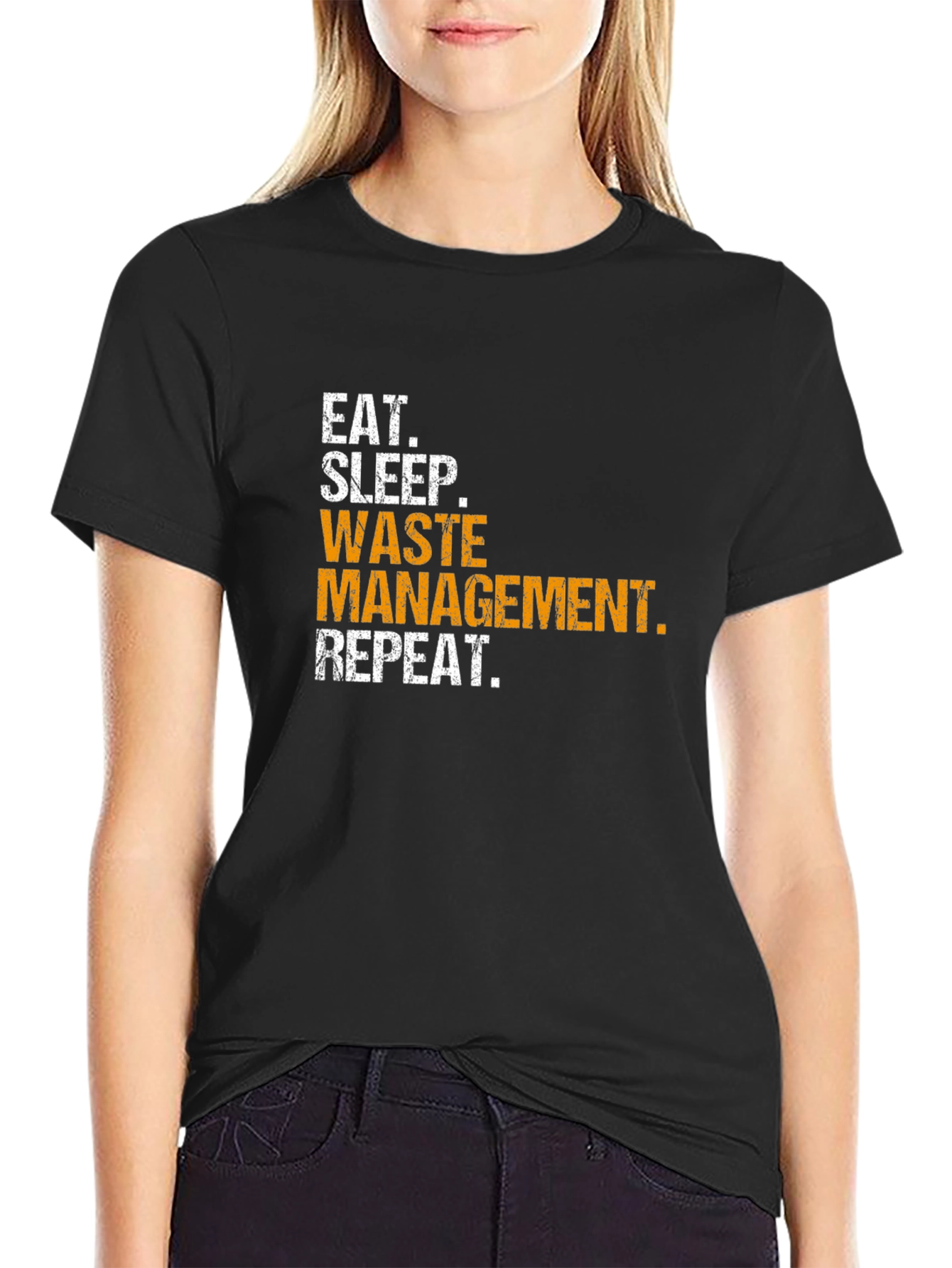 Waste Management T-Shirt - Eat Sleep Repeat