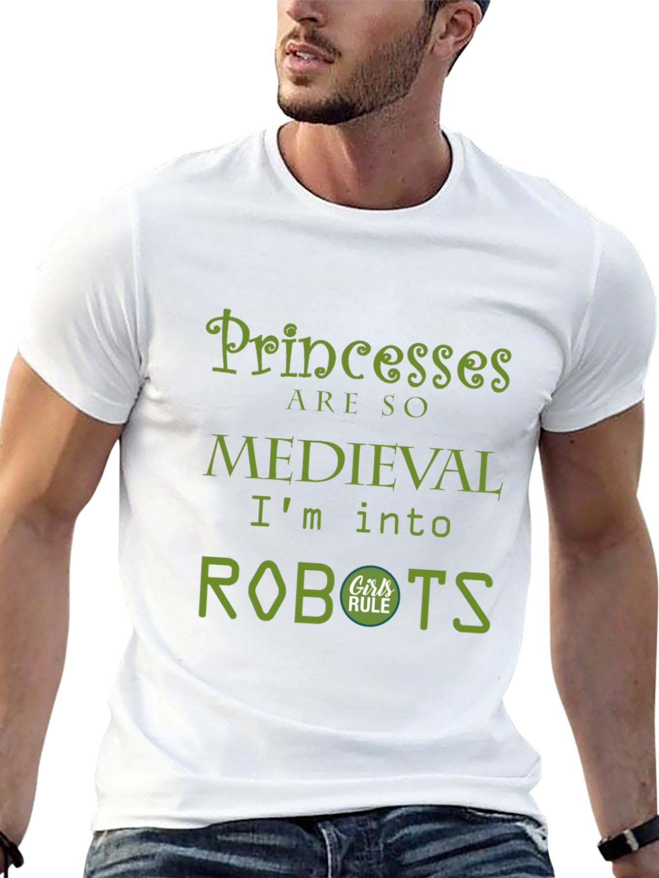 Princesses are so Medieval - Robots T-Shirt