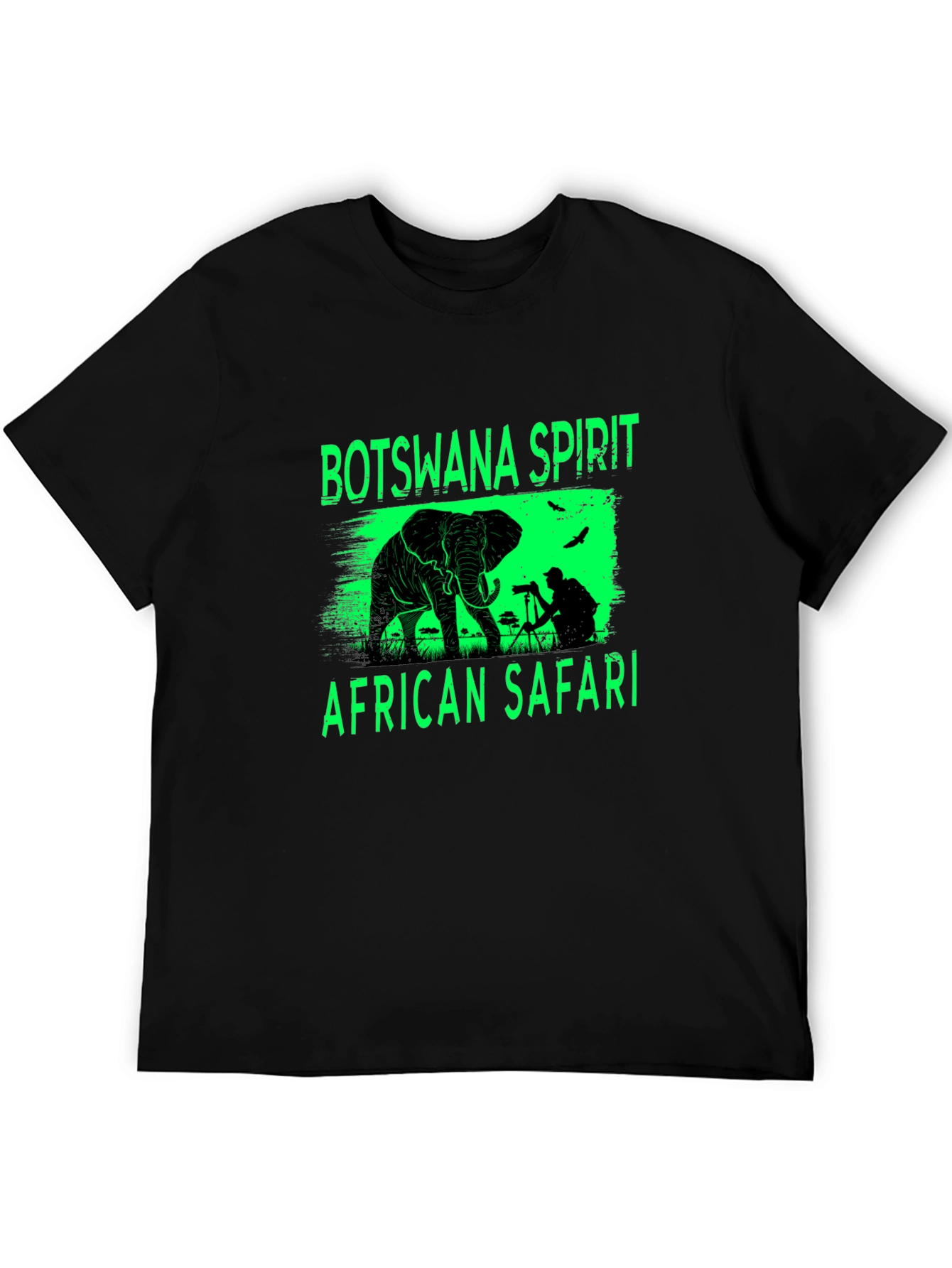 Botswana Safari T-Shirt - African Wildlife Graphic Tee