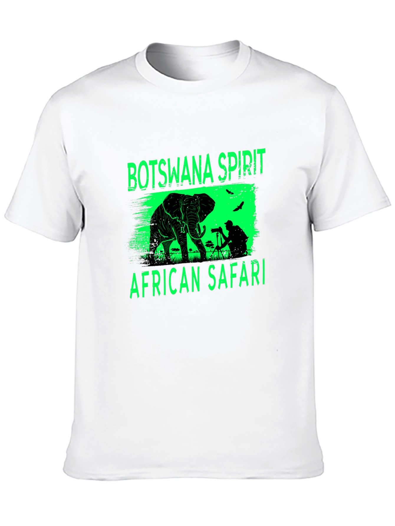 Botswana Safari T-Shirt - African Wildlife Graphic Tee