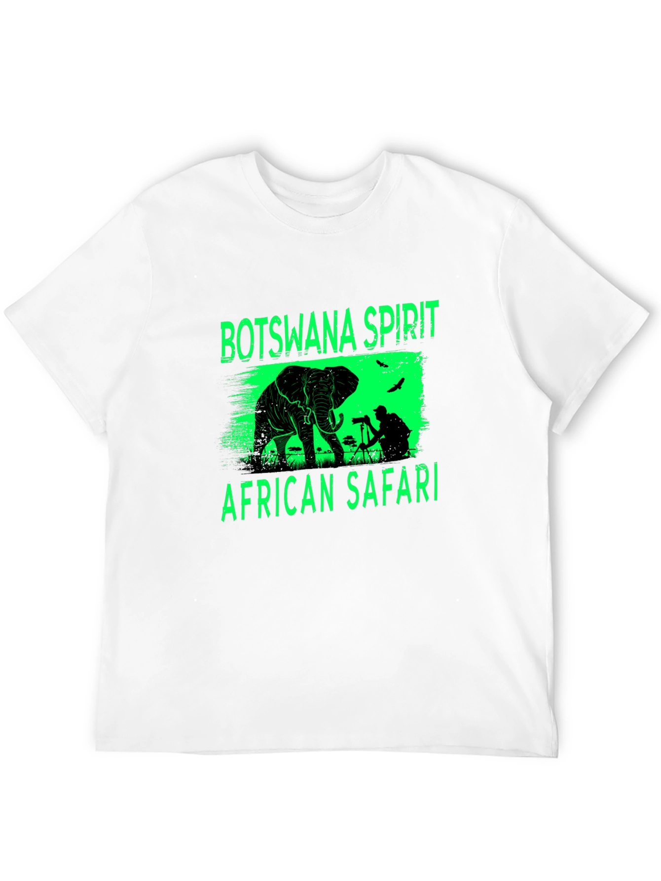Botswana Safari T-Shirt - African Wildlife Graphic Tee