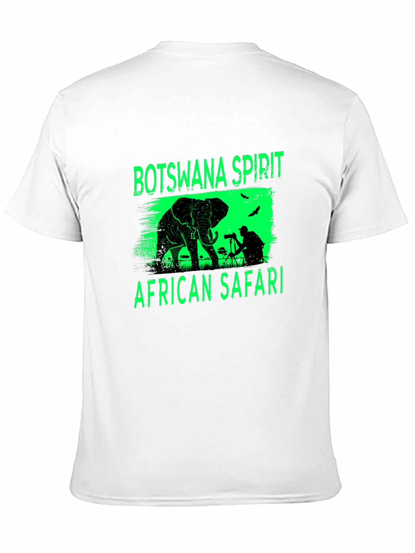 Botswana Safari T-Shirt - African Wildlife Graphic Tee