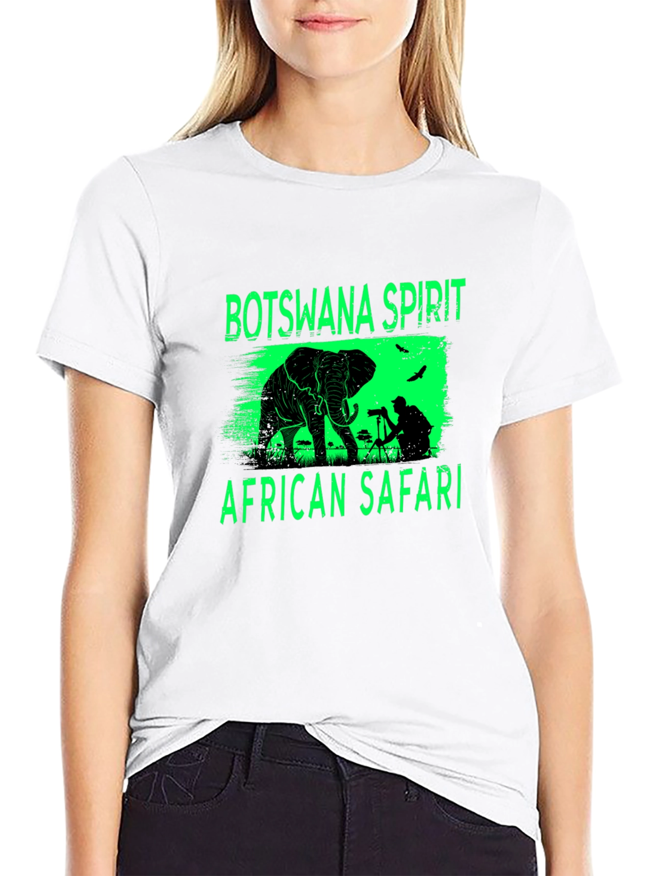Botswana Safari T-Shirt - African Wildlife Graphic Tee