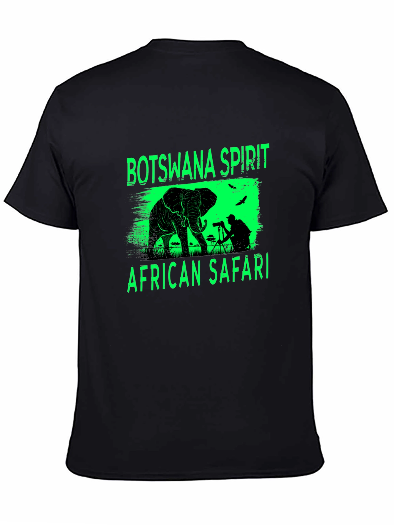 Botswana Safari T-Shirt - African Wildlife Graphic Tee
