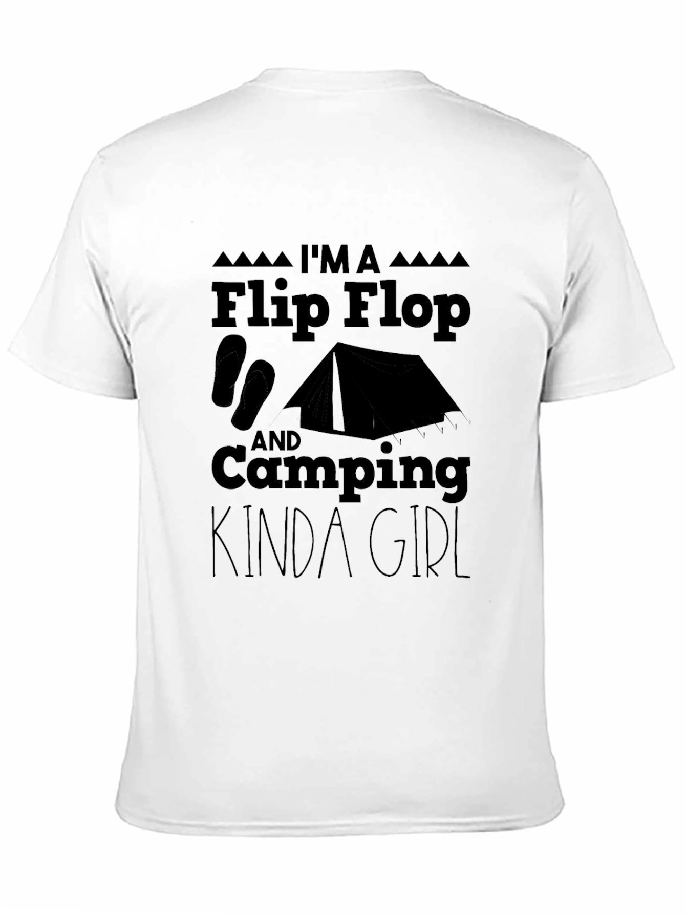 Flip Flop Camping Kinda Girl Tee