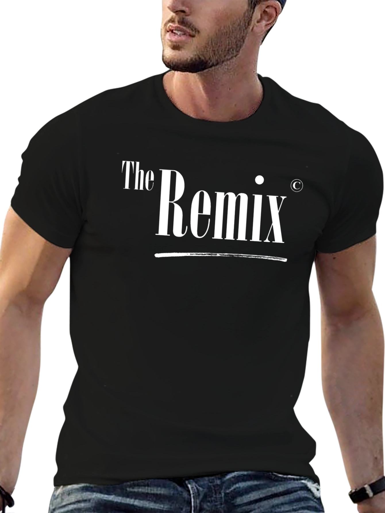 The Remix Black Graphic T-Shirt