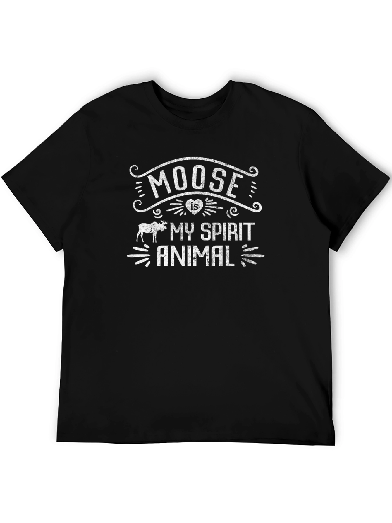 Moose is My Spirit Animal Graphic T-Shirt