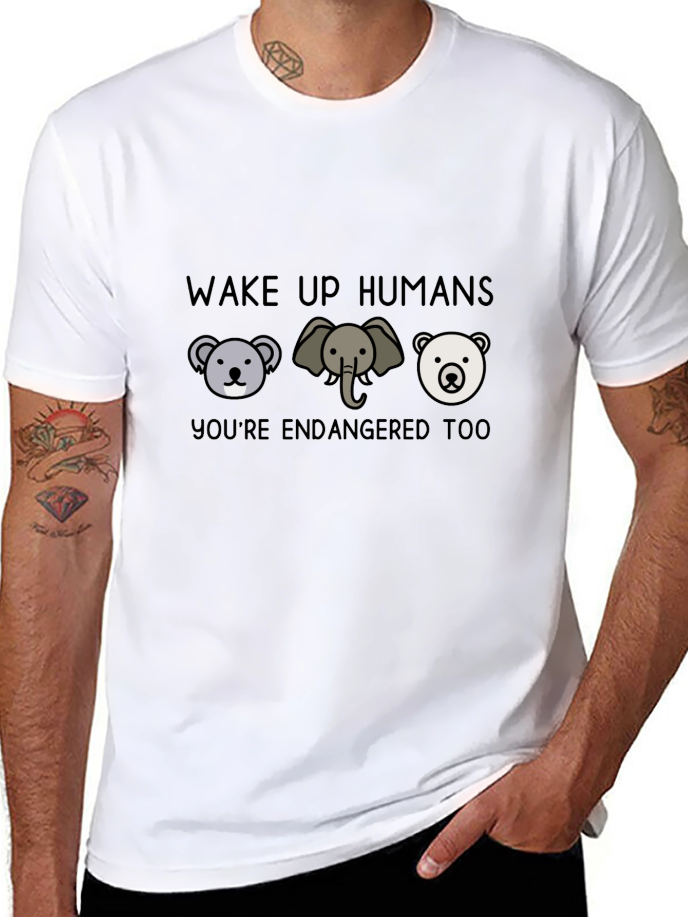 Endangered Animals Graphic T-Shirt