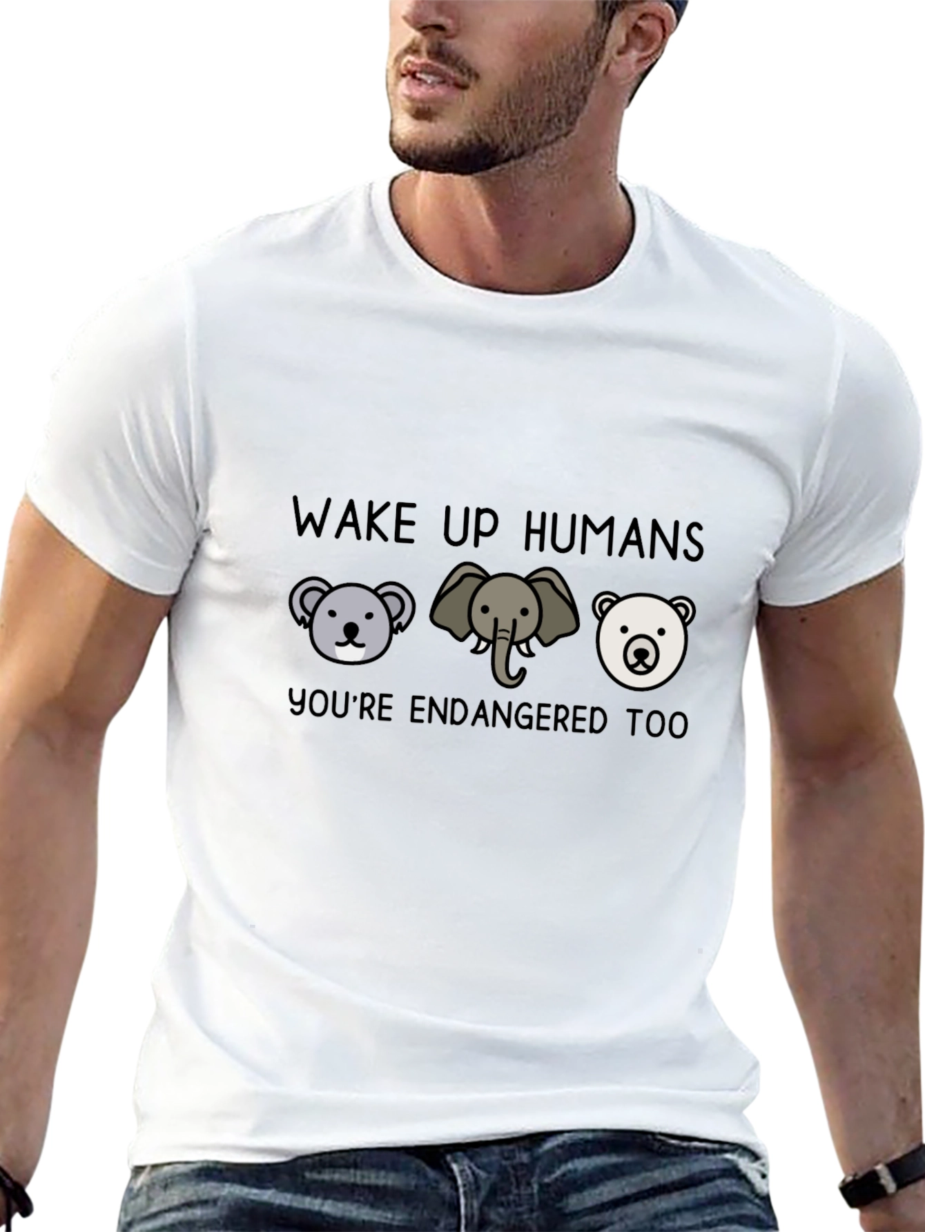 Endangered Animals Graphic T-Shirt