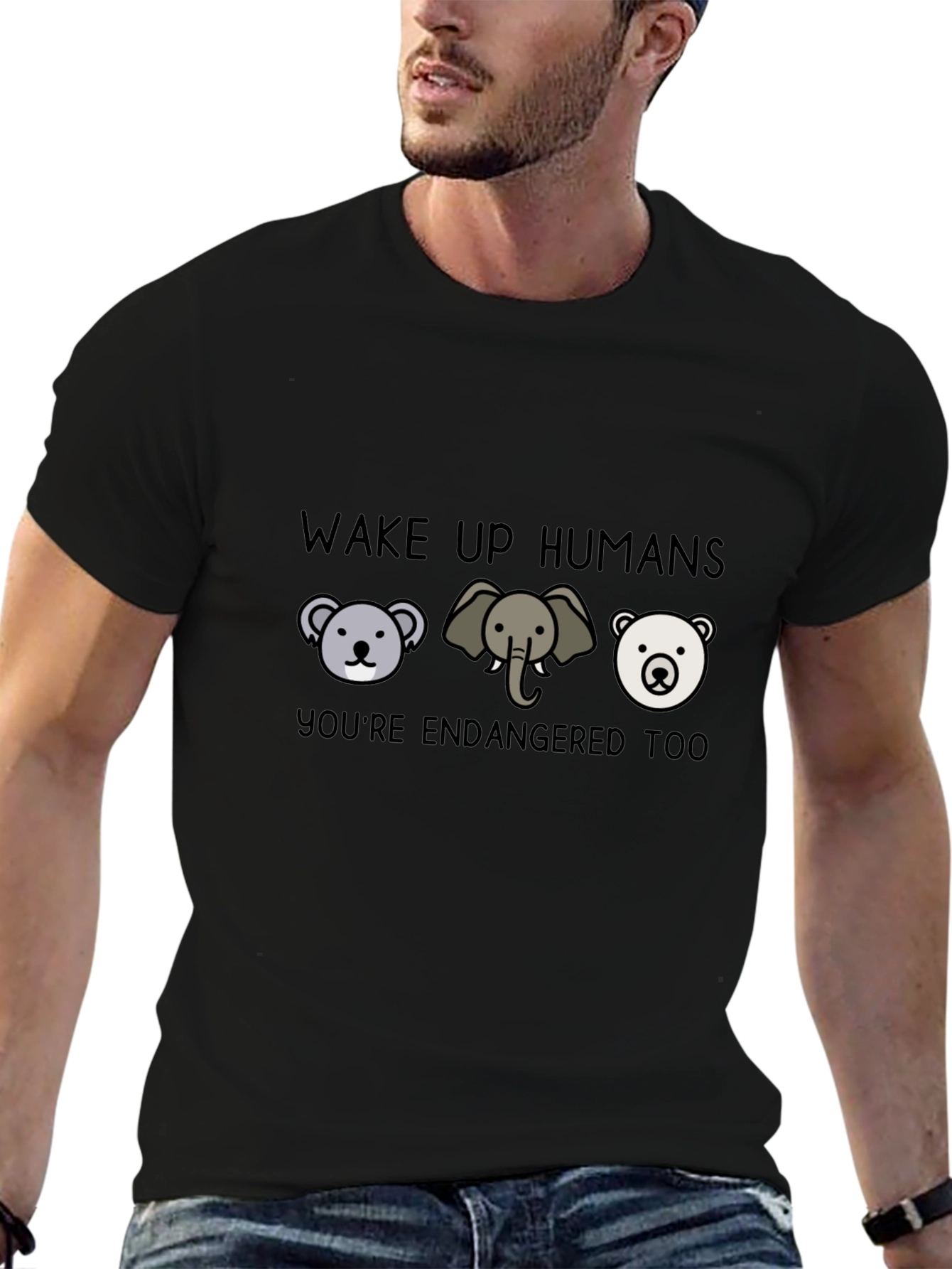 Endangered Animals Graphic T-Shirt