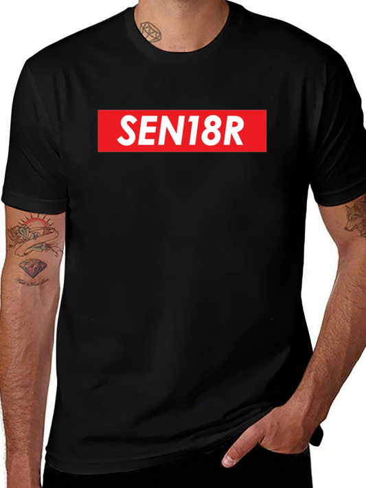 SEN18R Graphic Tee - Bold Statement T-Shirt