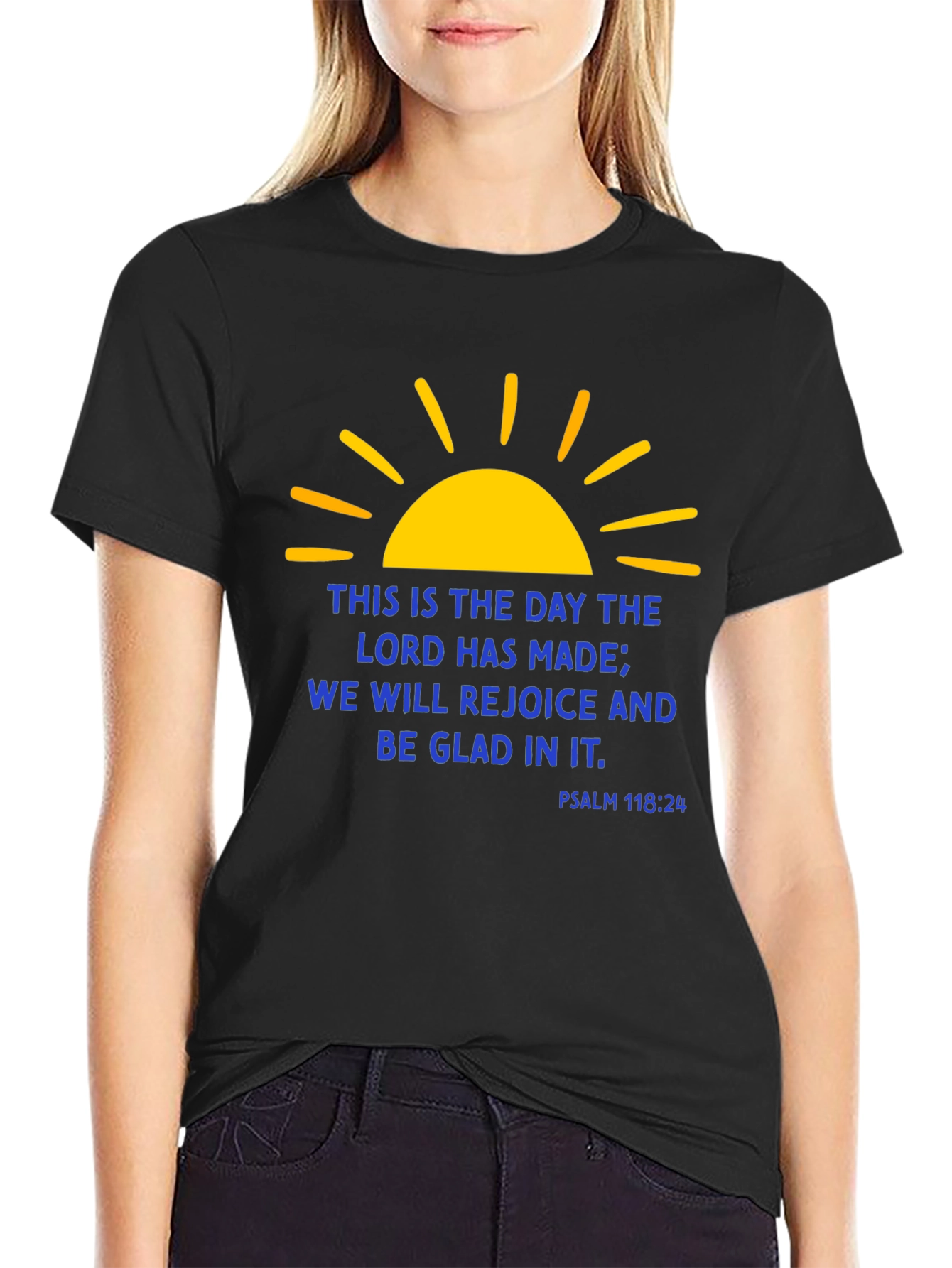 Religious Christian Graphic T-Shirt - Psalm 118:24
