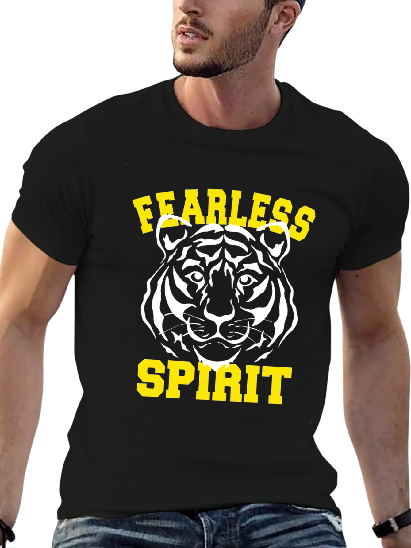 Fearless Spirit Tiger Graphic Tee