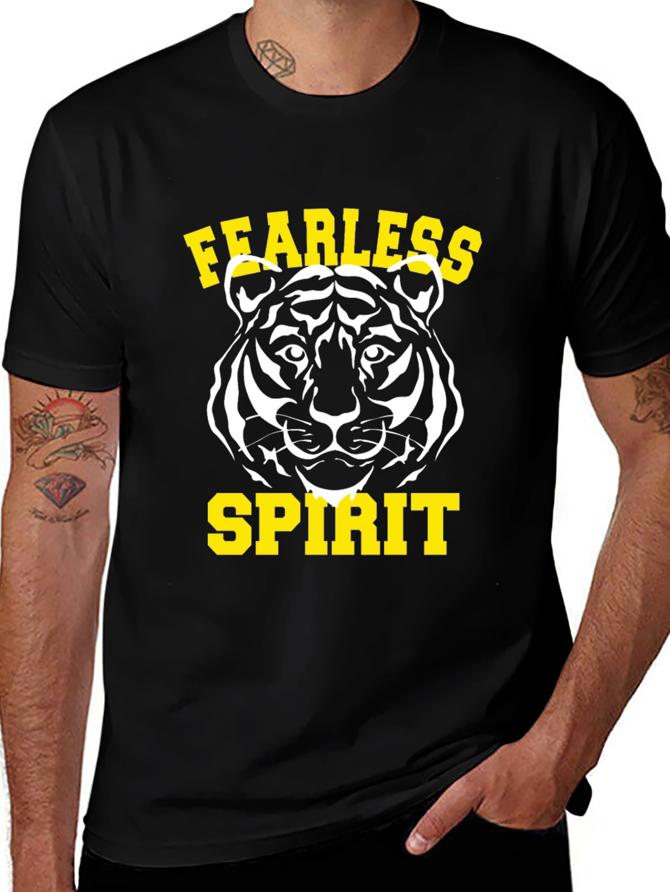 Fearless Spirit Tiger Graphic Tee