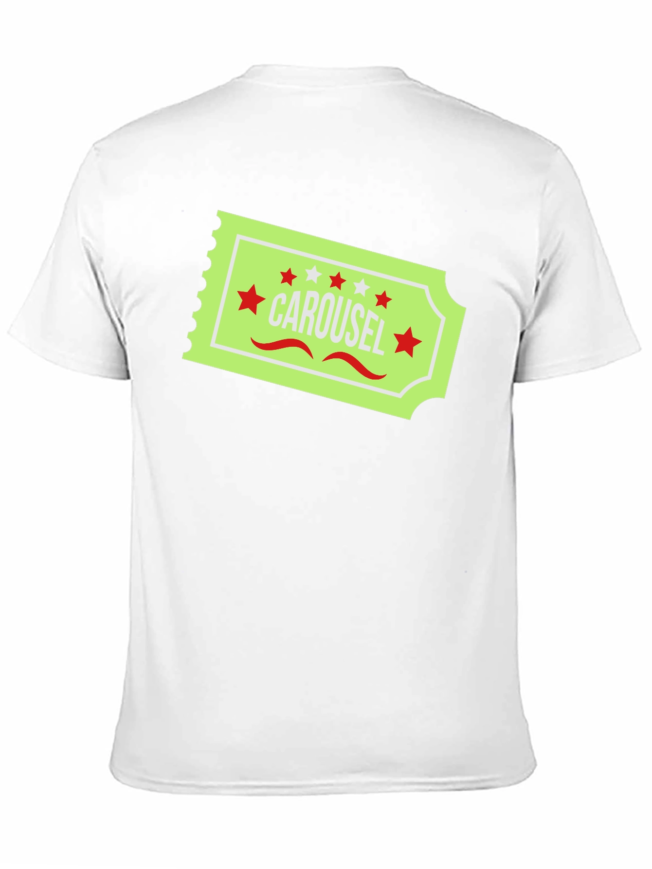 Carousel Ticket Graphic T-Shirt