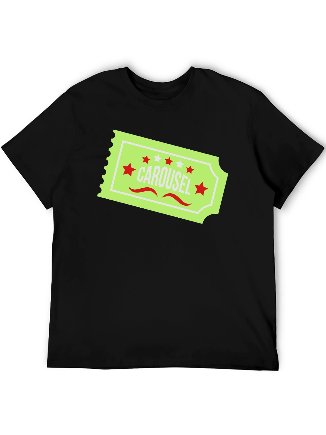 Carousel Ticket Graphic T-Shirt