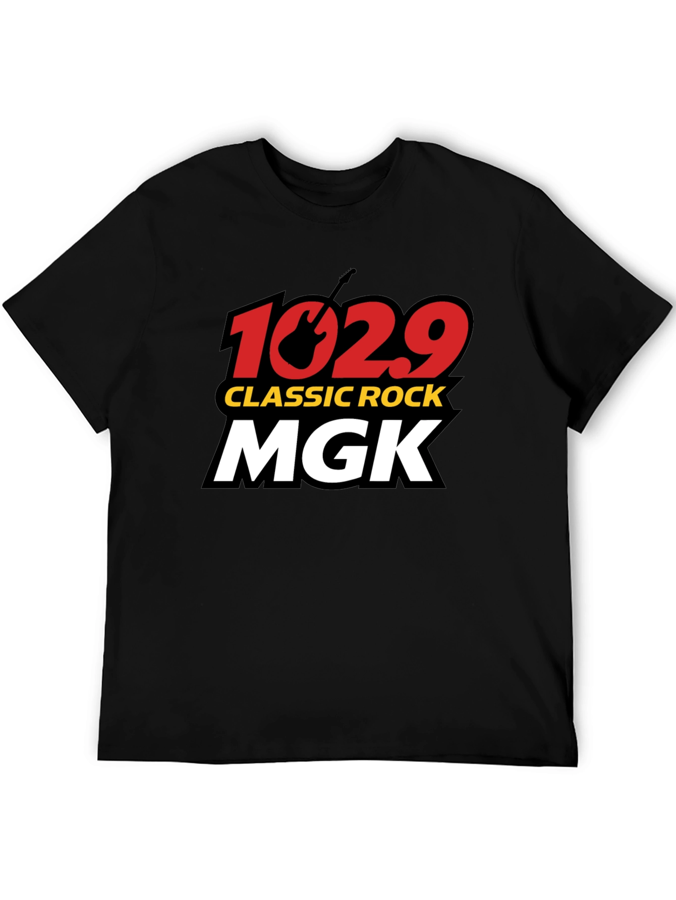102.9 MGK Classic Rock T-Shirt - Black Cotton Tee