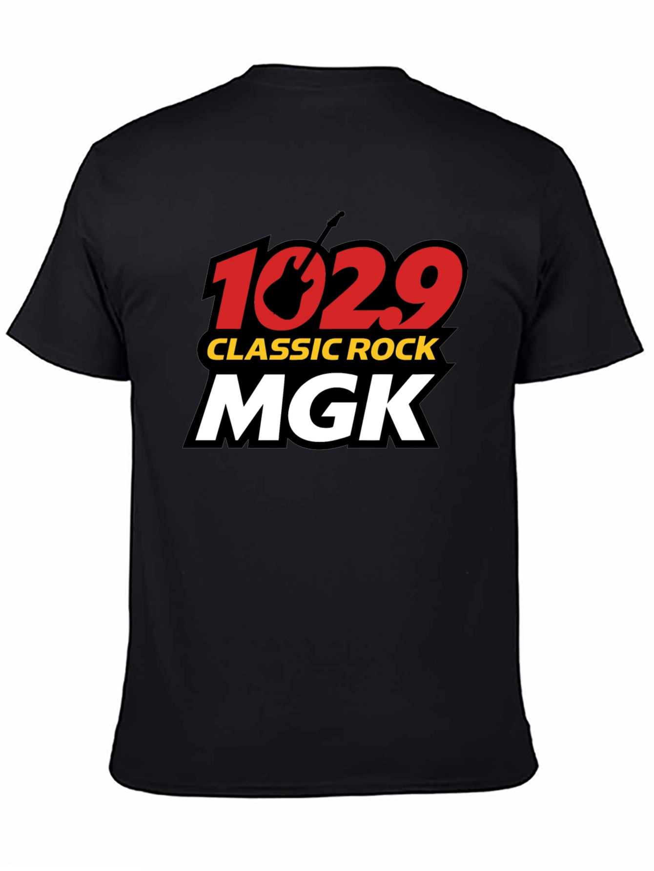 102.9 MGK Classic Rock T-Shirt - Black Cotton Tee