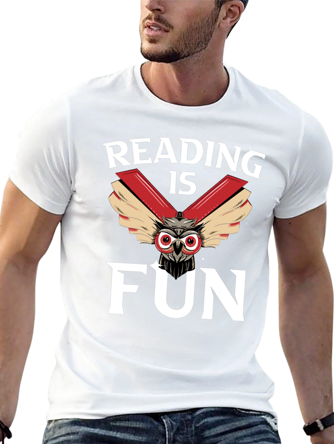 Reading is Fun Owl Graphic Tee