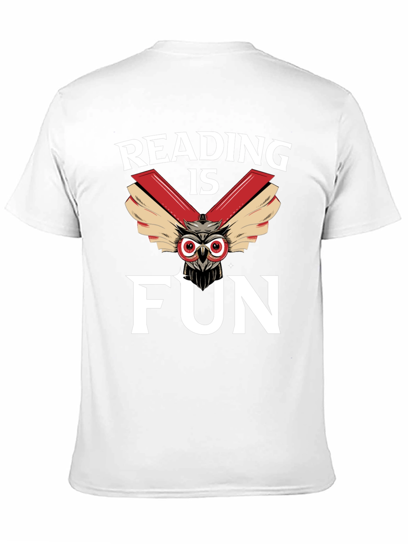 Reading is Fun Owl Graphic Tee