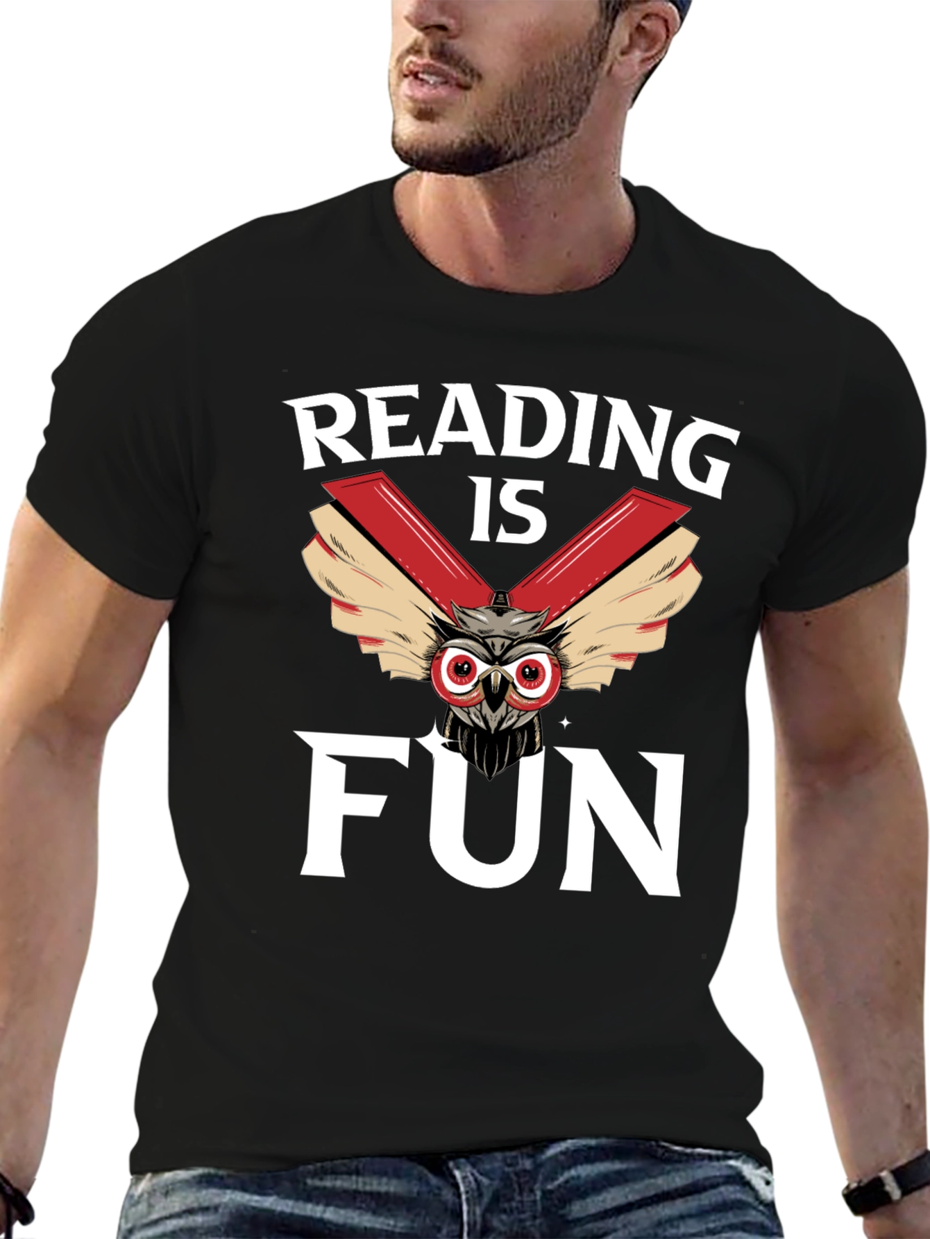 Reading is Fun Owl Graphic Tee
