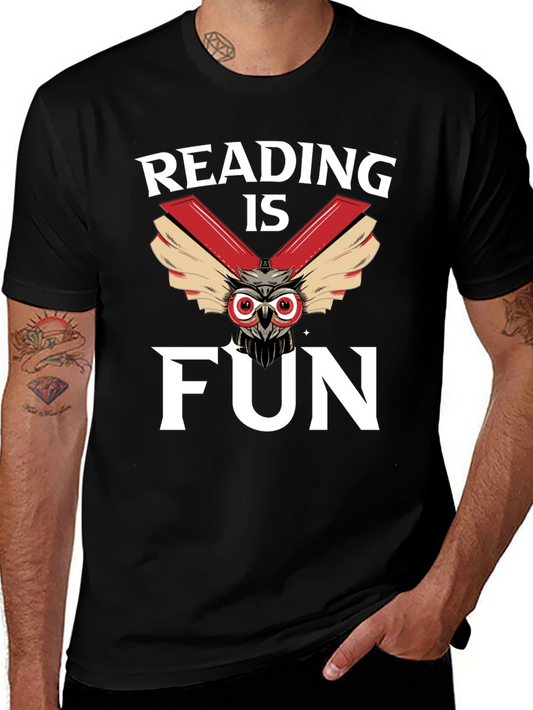 Reading is Fun Owl Graphic Tee