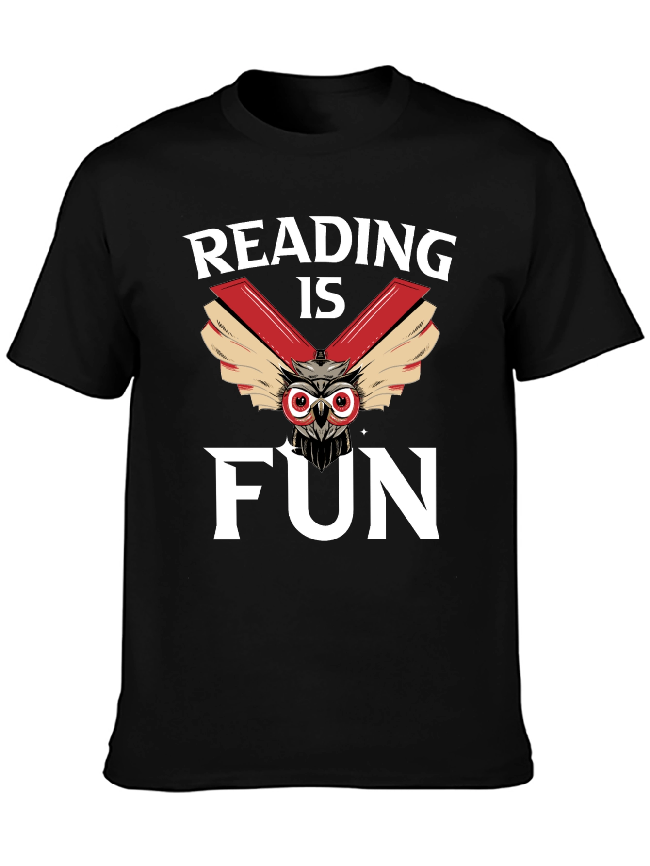 Reading is Fun Owl Graphic Tee