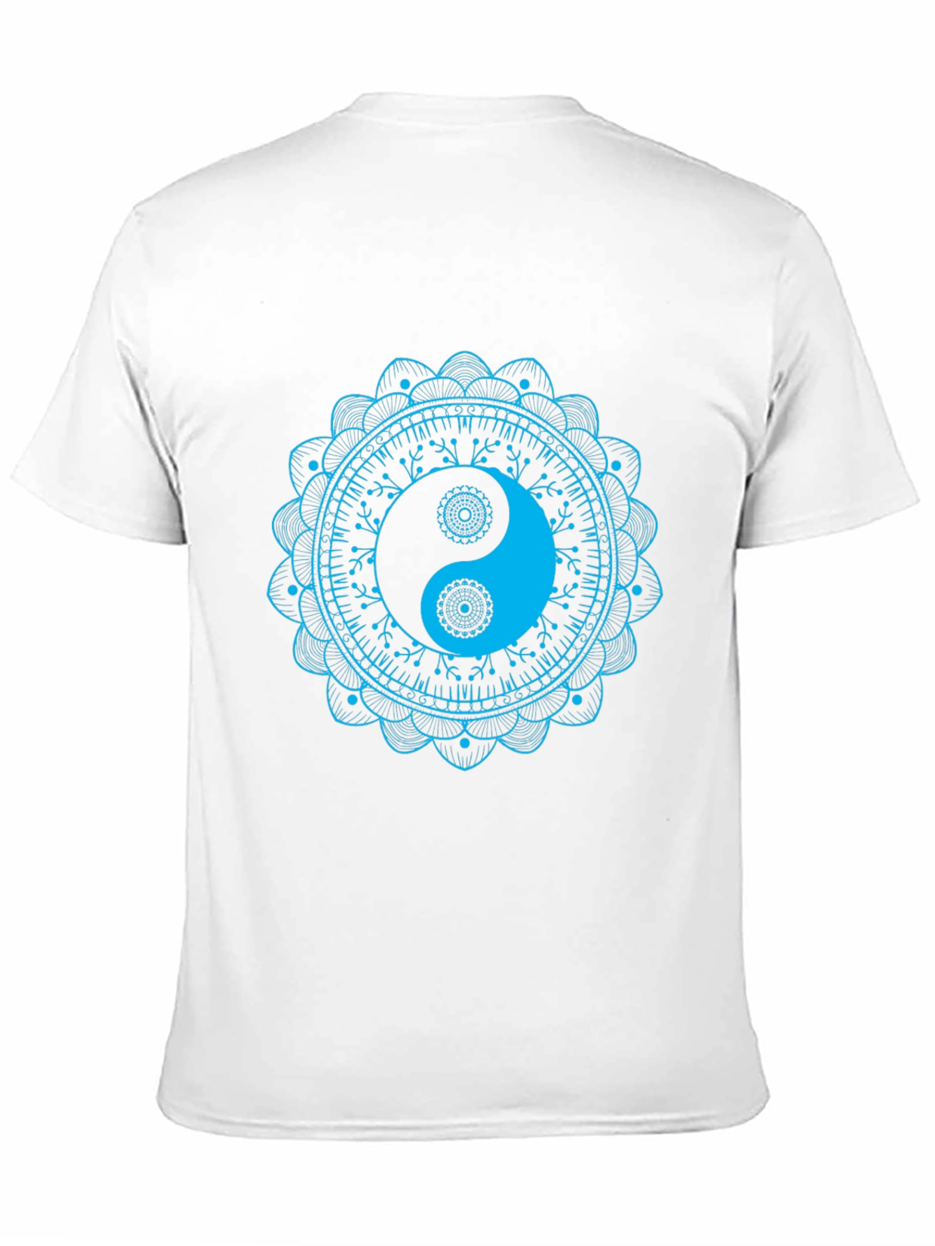 Yin Yang Mandala Graphic Tee - Casual Comfort